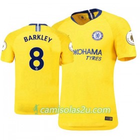 Camisolas de Futebol Chelsea Ross Barkley 8 Equipamento Alternativa 2018/19 Manga Curta